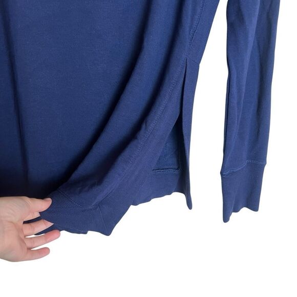 Active life navy modal blend long sleeve shirt - Picture 5 of 9